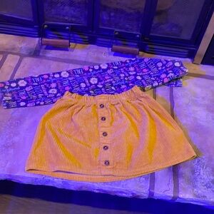 Fall collection with skirt and leggings